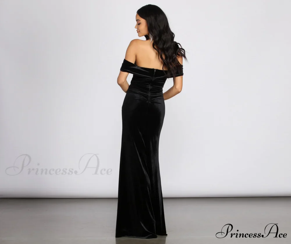 Jenisa Formal Off Charming The Shoulder Dress - Image 10