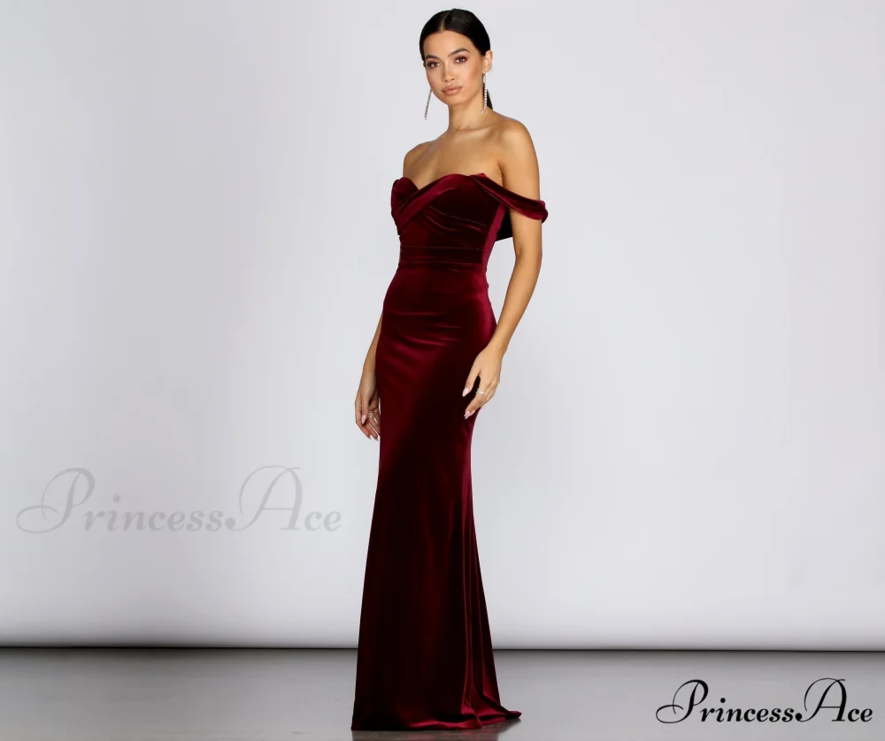 Jenisa Formal Off Charming The Shoulder Dress - Image 2