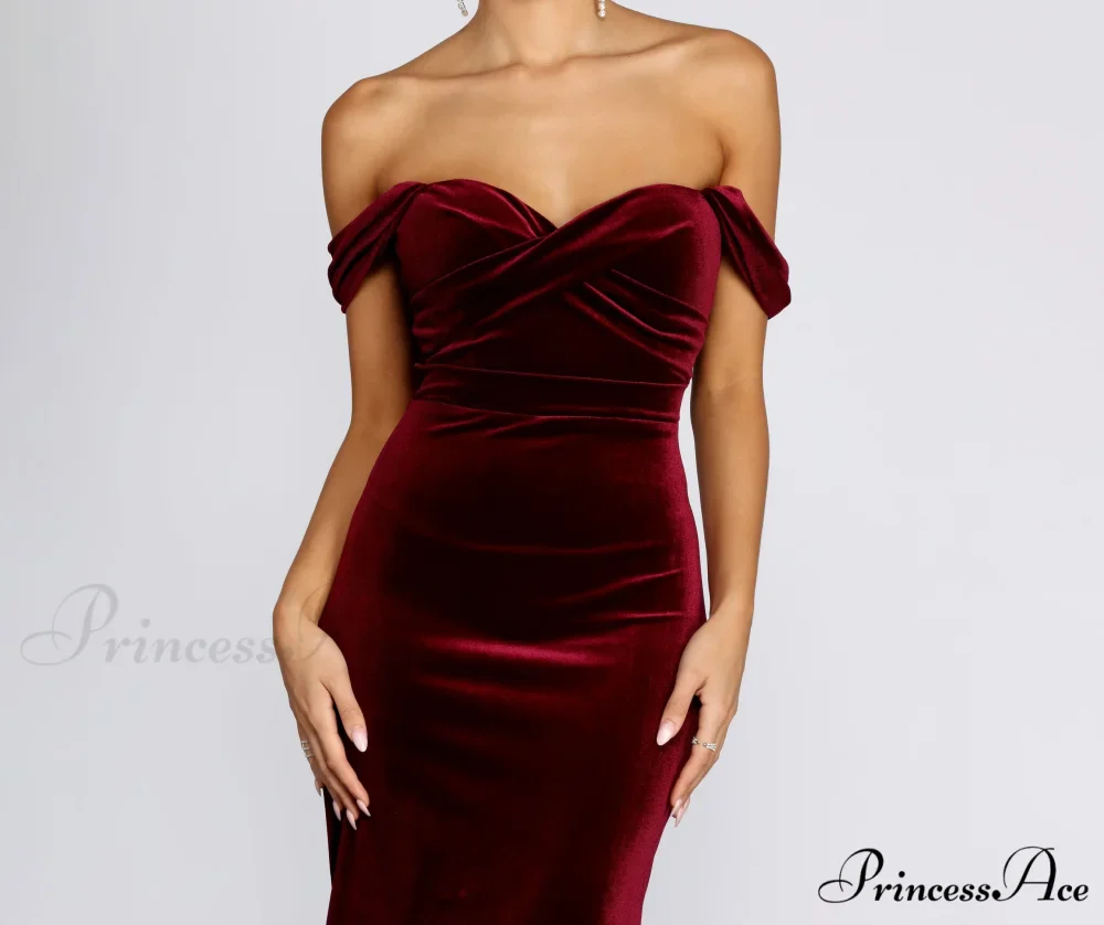 Jenisa Formal Off Charming The Shoulder Dress - Image 3