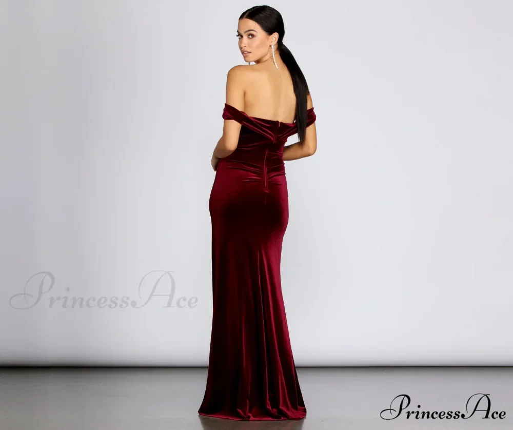 Jenisa Formal Off Charming The Shoulder Dress - Image 4