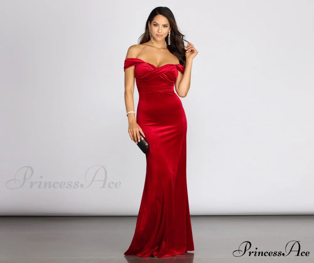 Jenisa Formal Off Charming The Shoulder Dress - Image 5
