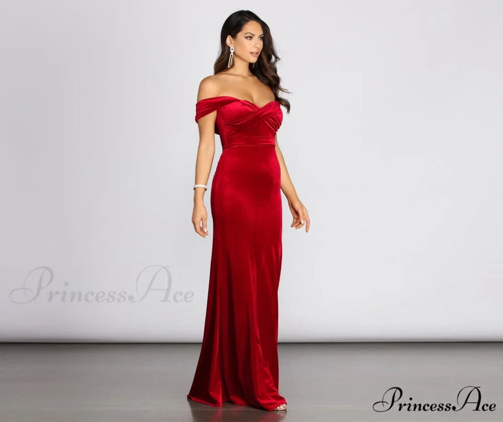 Jenisa Formal Off Charming The Shoulder Dress - Image 8