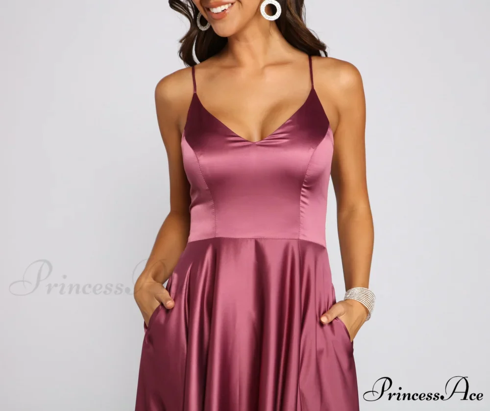 Juliet Formal High Charming Slit Dress 2 - Image 11