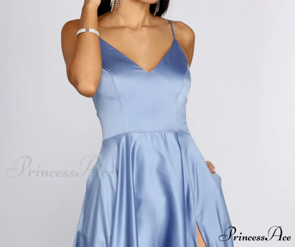 Juliet Formal High Charming Slit Dress 2 - Image 13