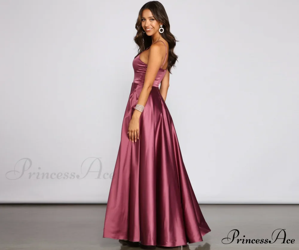 Juliet Formal High Charming Slit Dress 2 - Image 8