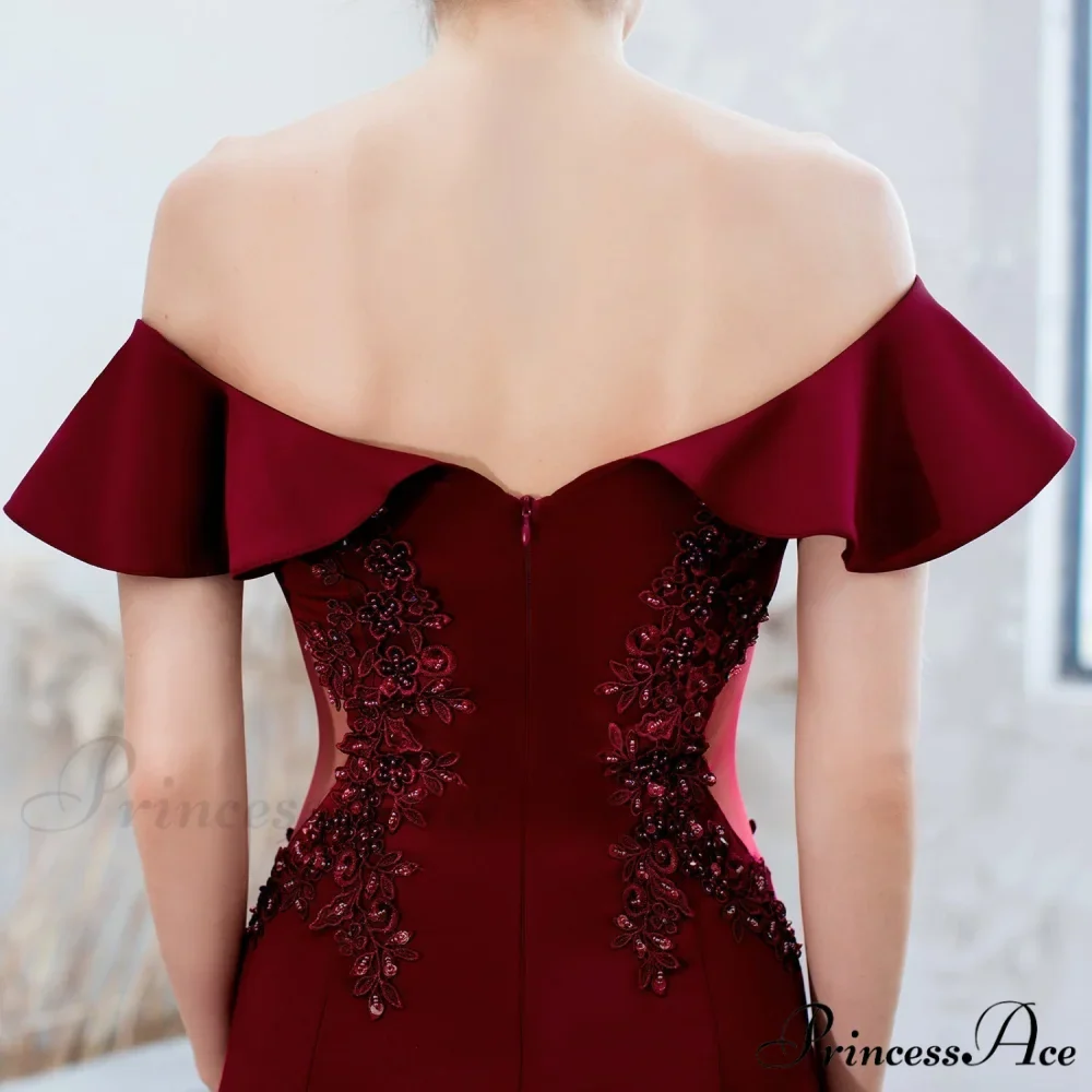 Elizabeth ruffled-strap Stylish embroidered fishtail dress - Image 18