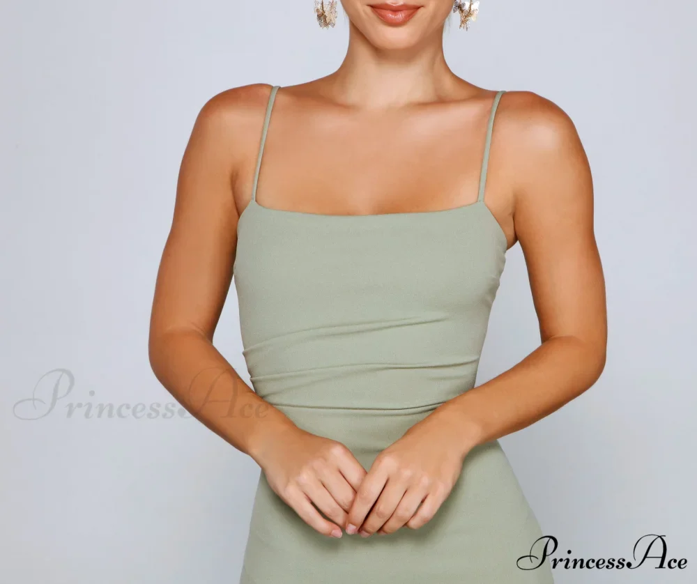 Play It Cool Charming Crepe Mini Dress - Image 11
