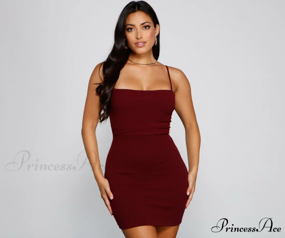 Play It Cool Charming Crepe Mini Dress - Image 13