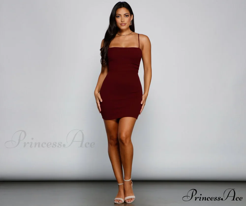 Play It Cool Charming Crepe Mini Dress - Image 16