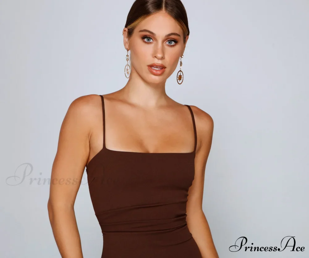 Play It Cool Charming Crepe Mini Dress - Image 3