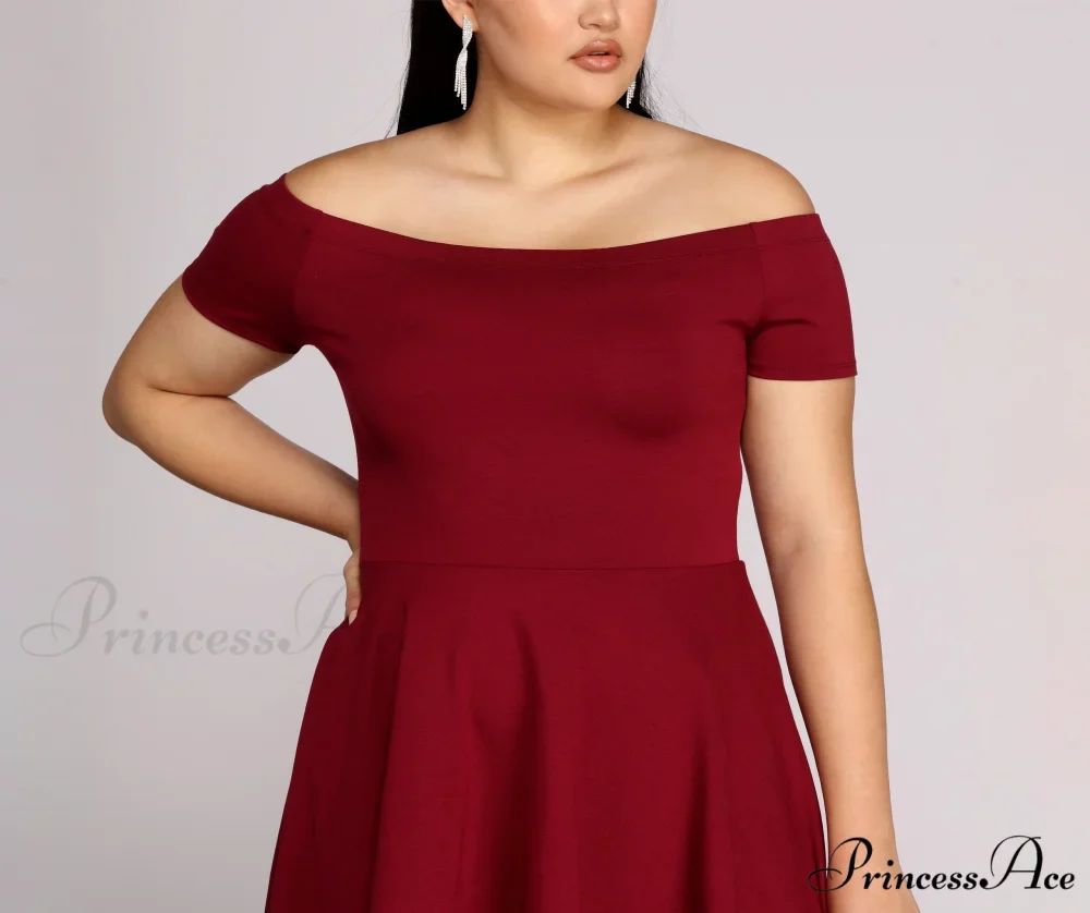 Plus All The Charming Rage Skater Dress - Image 11