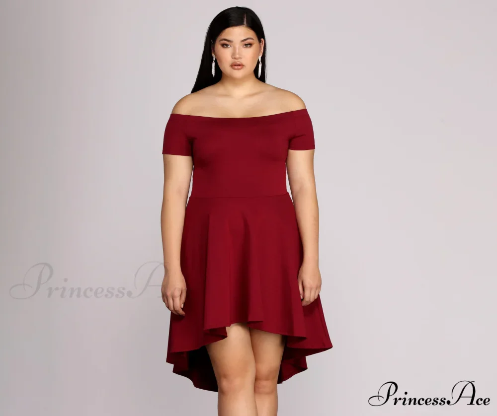 Plus All The Charming Rage Skater Dress - Image 2