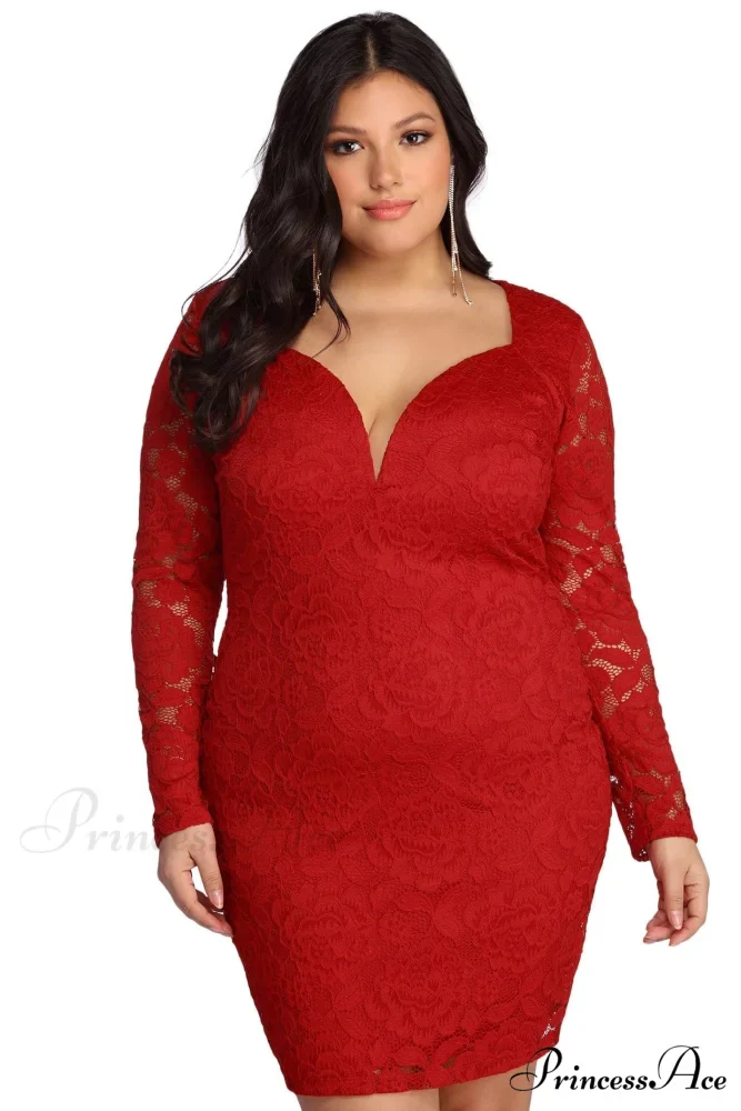 Plus Laced Stylish With Curves Dress - Image 6