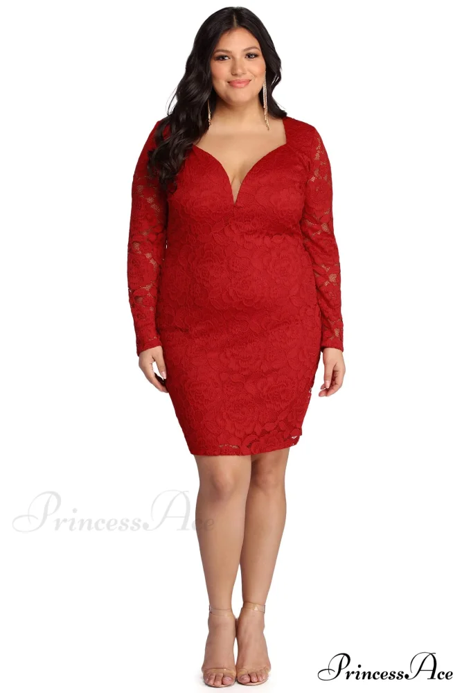 Plus Laced Stylish With Curves Dress - Image 7
