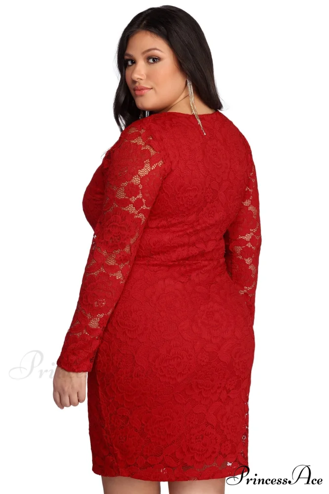 Plus Laced Stylish With Curves Dress - Image 8