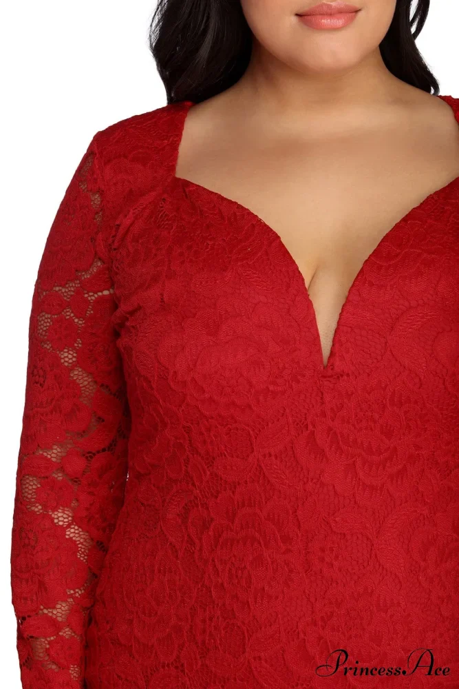 Plus Laced Stylish With Curves Dress - Image 9