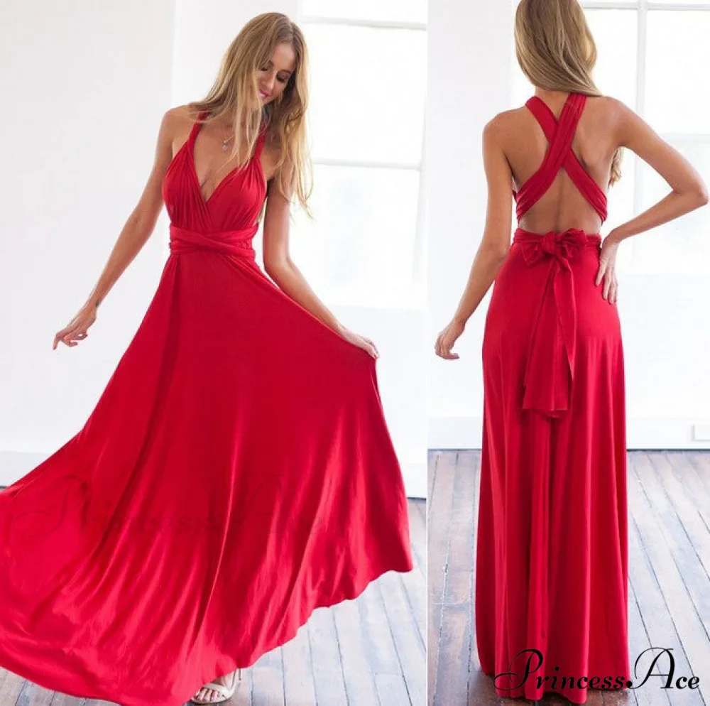 Alexandra Satin Lace Charming Back A-Line Dress - Image 17