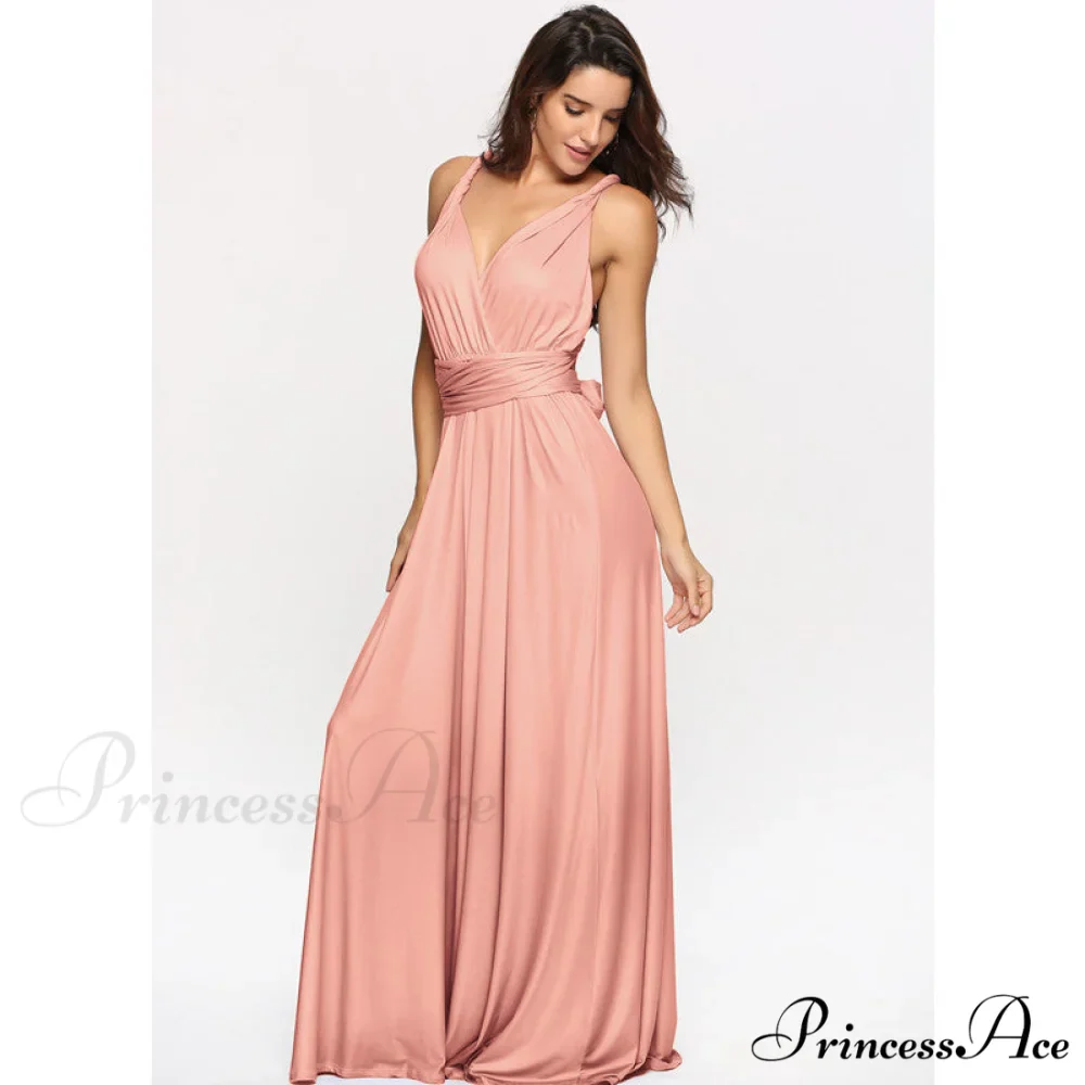 Alexandra Satin Lace Charming Back A-Line Dress - Image 7