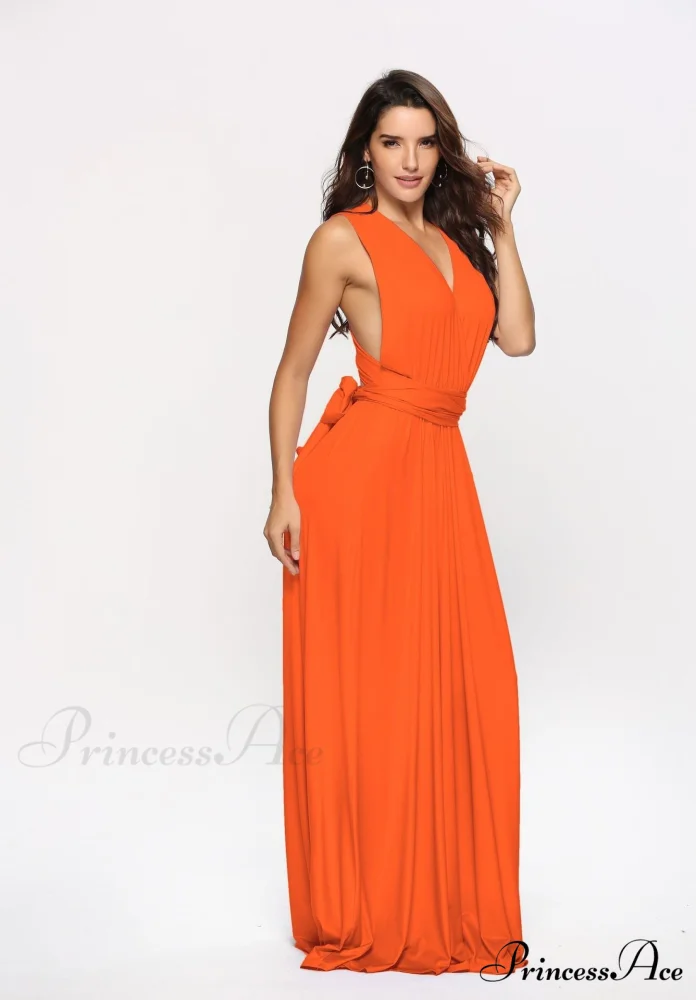 Alexandra Satin Lace Charming Back A-Line Dress - Image 8