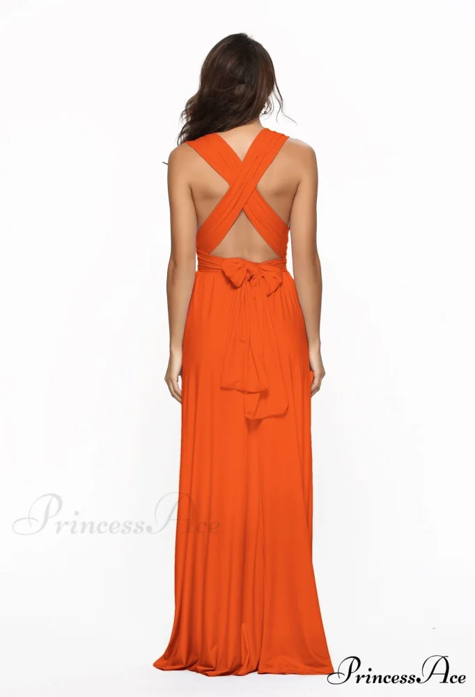 Alexandra Satin Lace Charming Back A-Line Dress - Image 9