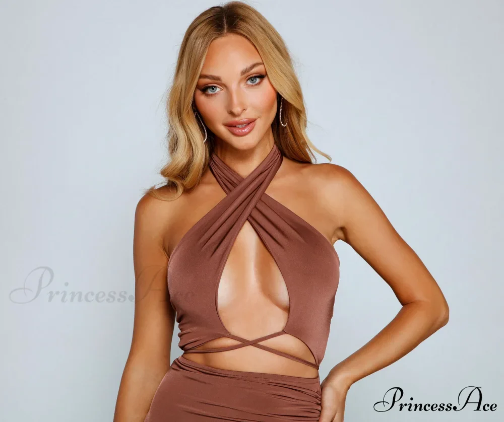 All The Ruched Charming Moves Cutout Mini Dress - Image 7