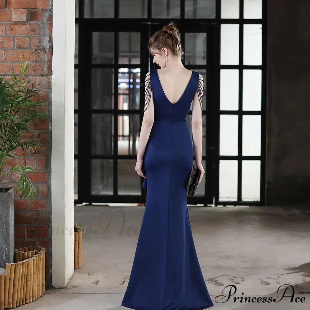 Ava Cowl Stylish Neck Formal Dress - Image 20