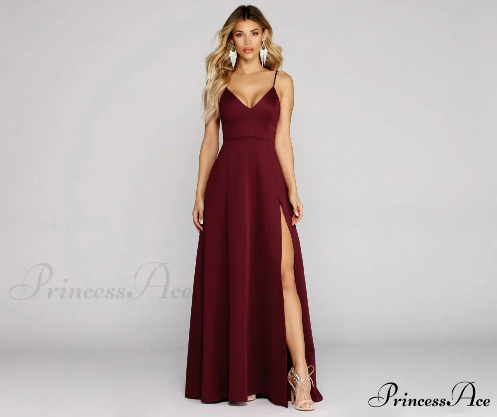 Avianna Formal Stylish High Slit Dress - Image 13