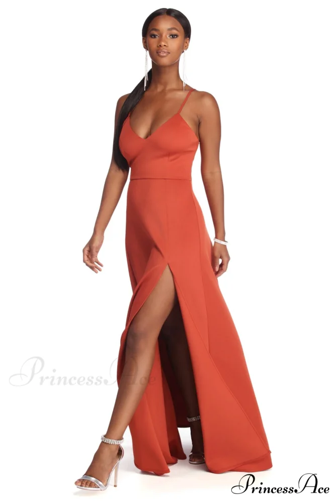 Avianna Formal Stylish High Slit Dress - Image 7