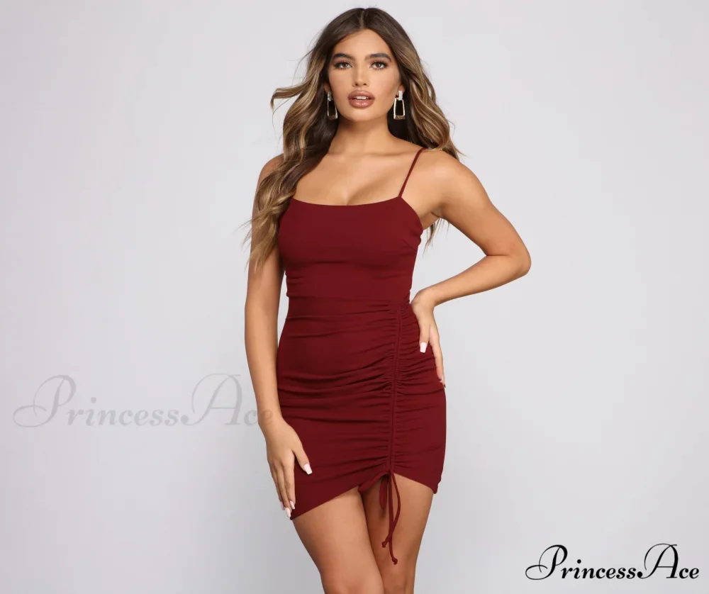Ready To Stylish Ruche Mini Dress - Image 17