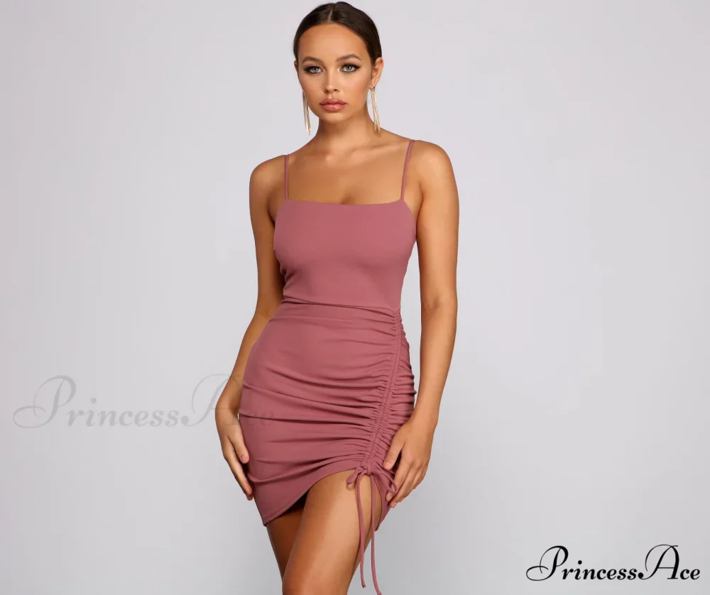 Ready To Stylish Ruche Mini Dress - Image 9