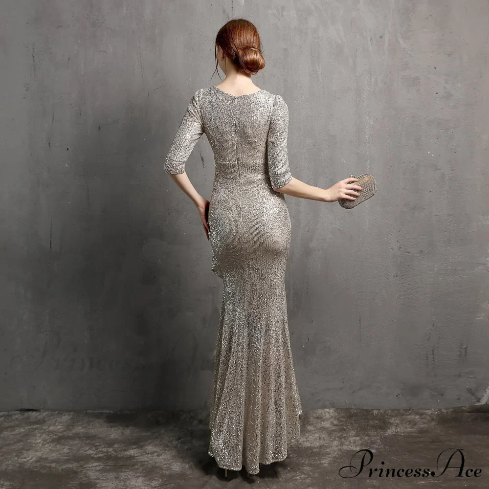Rehami Sequin Stylish Mermaid Dress - Image 11
