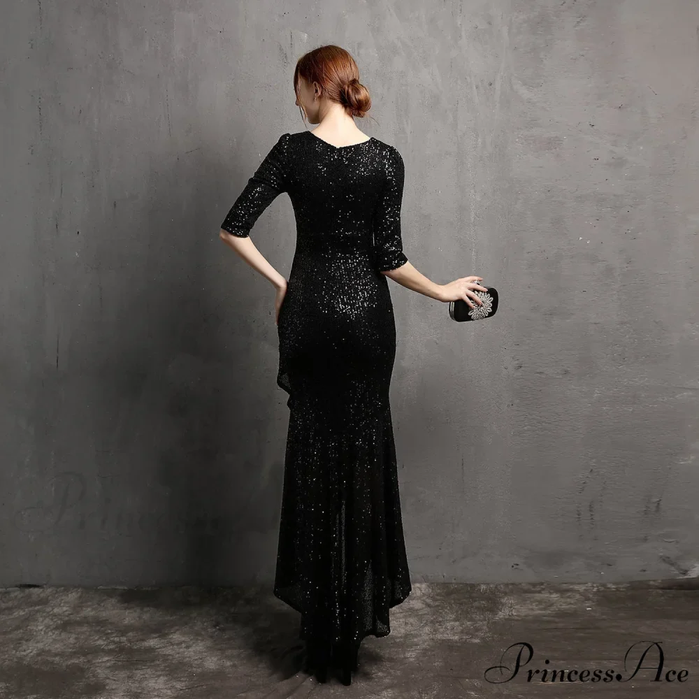 Rehami Sequin Stylish Mermaid Dress - Image 2