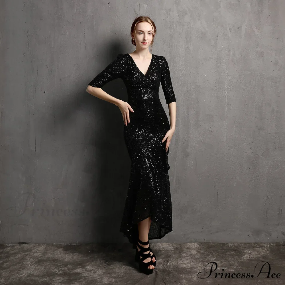 Rehami Sequin Stylish Mermaid Dress - Image 3