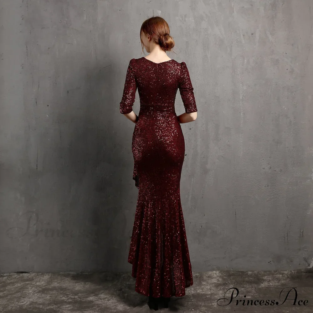 Rehami Sequin Stylish Mermaid Dress - Image 4