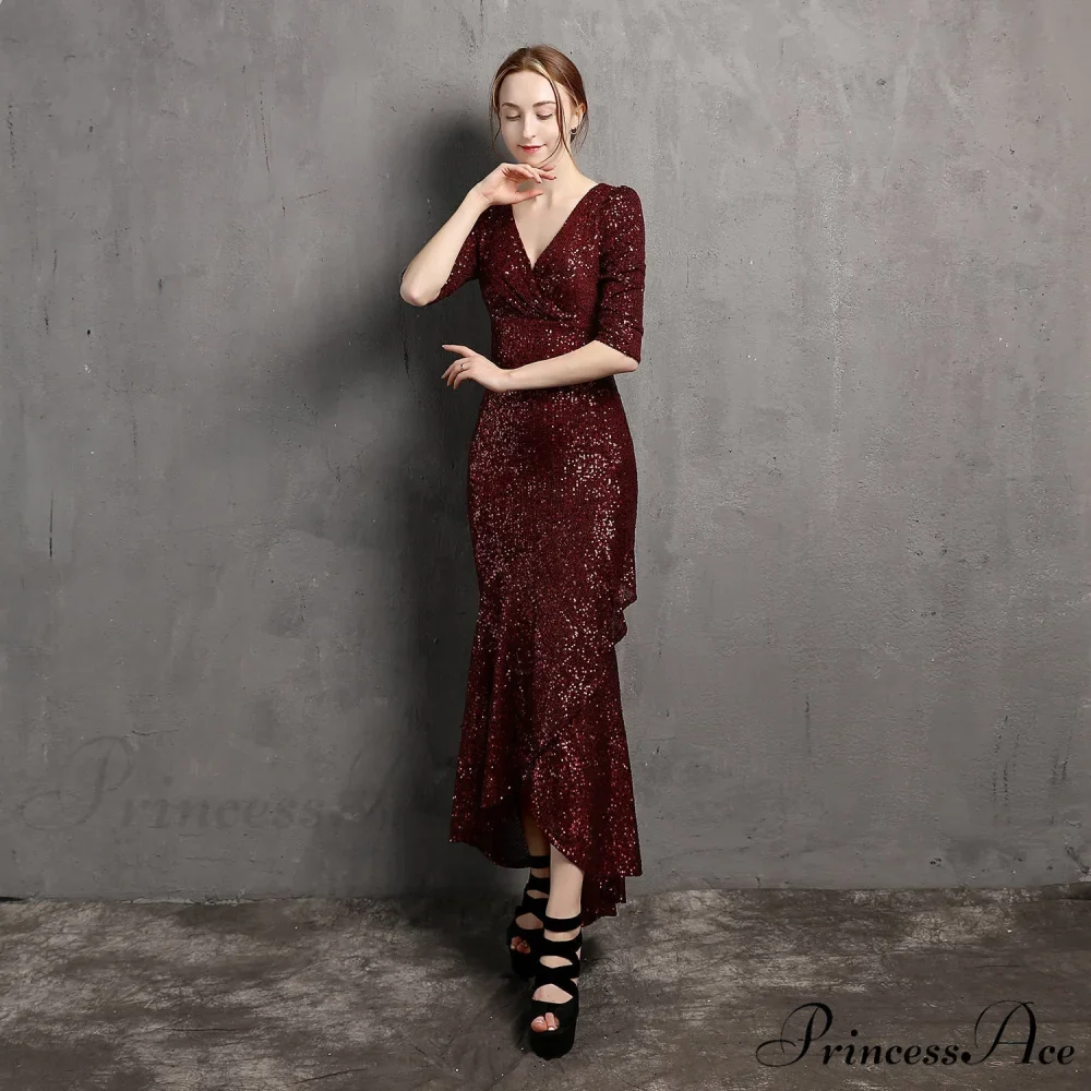 Rehami Sequin Stylish Mermaid Dress - Image 5