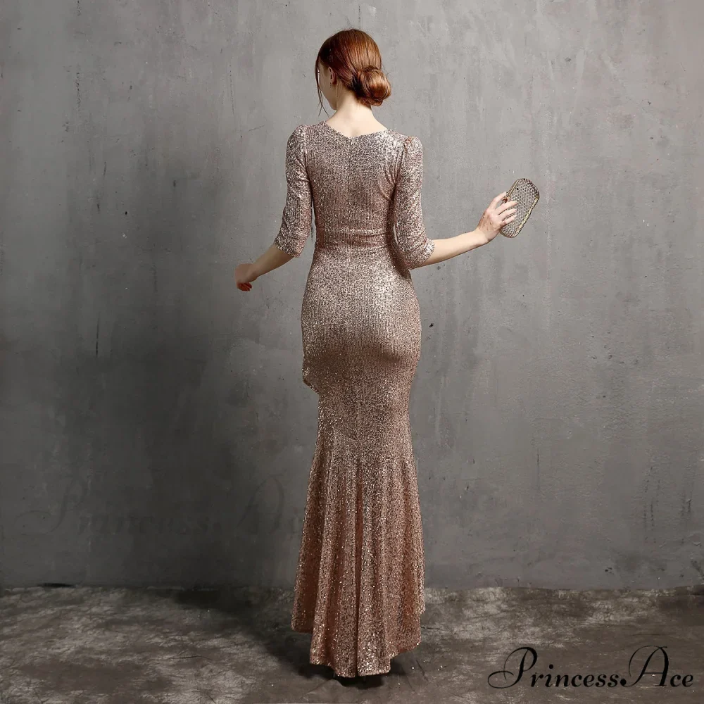 Rehami Sequin Stylish Mermaid Dress - Image 8