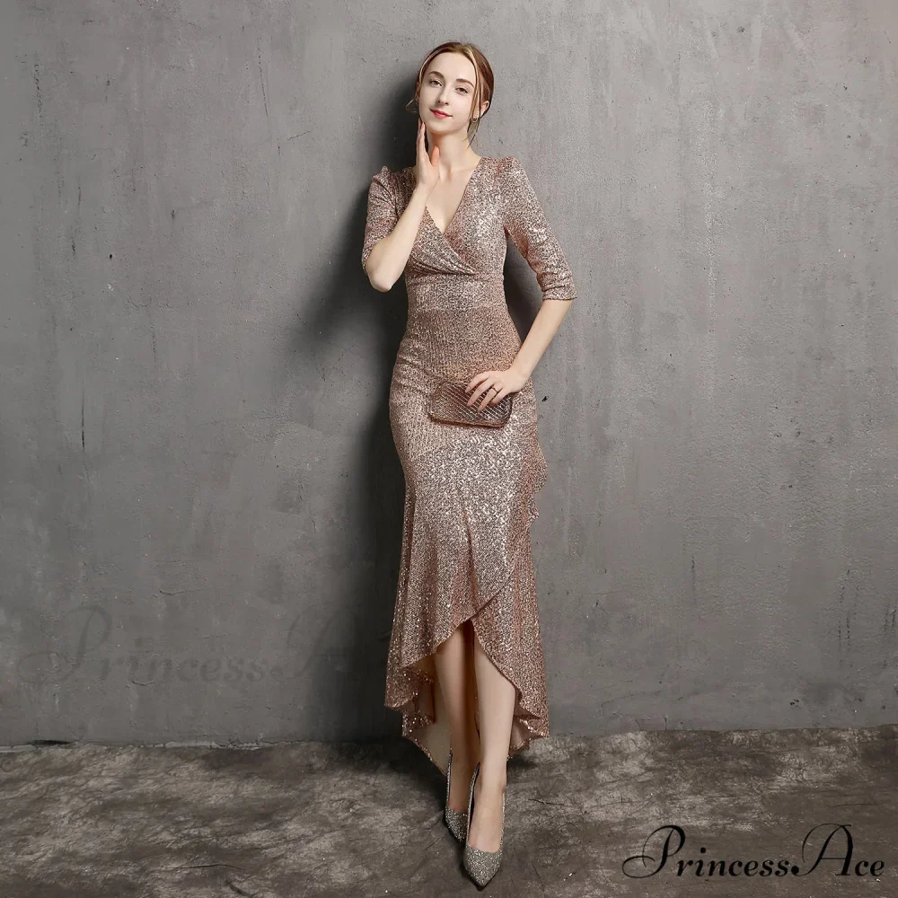 Rehami Sequin Stylish Mermaid Dress - Image 9