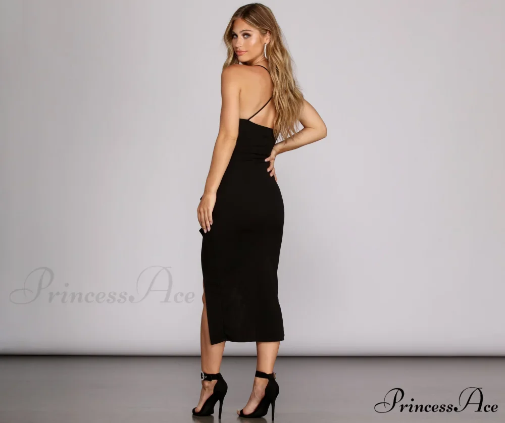 Ruffled In Stylish Love Sleeveless Dress - Image 6
