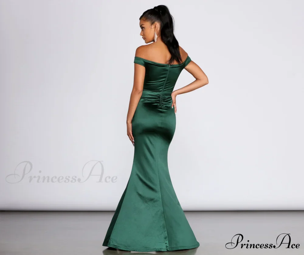 Brit Formal Off Charming The Shoulder Dress - Image 2