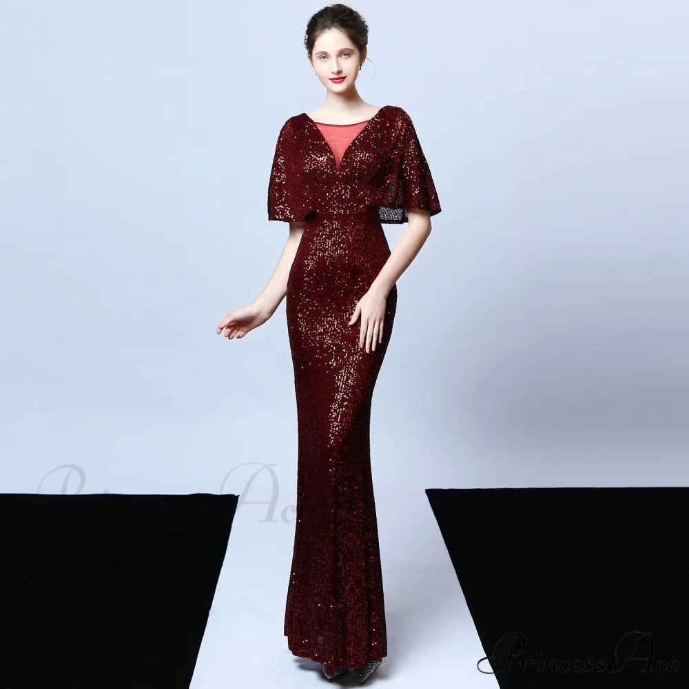 Charlotte Formal Stylish Sequin Mermaid Dress - Image 10