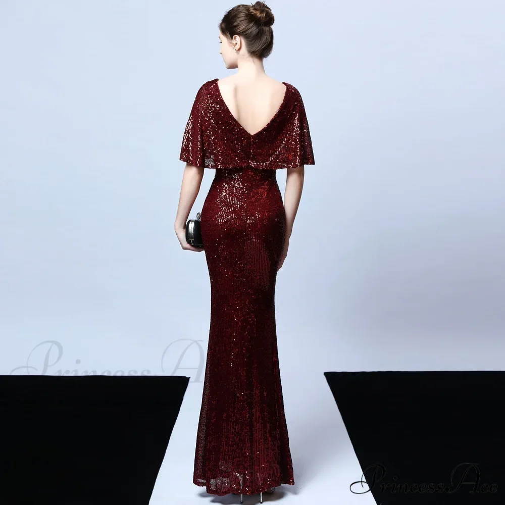 Charlotte Formal Stylish Sequin Mermaid Dress - Image 11