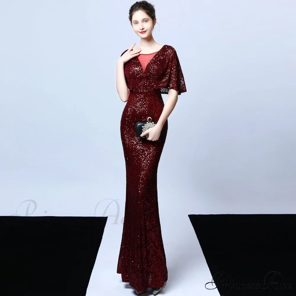 Charlotte Formal Stylish Sequin Mermaid Dress - Image 12