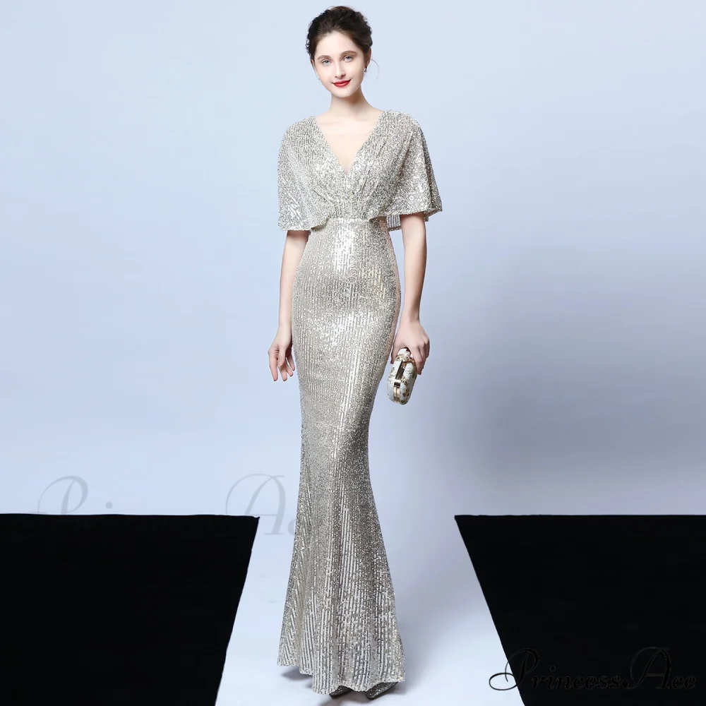 Charlotte Formal Stylish Sequin Mermaid Dress - Image 14