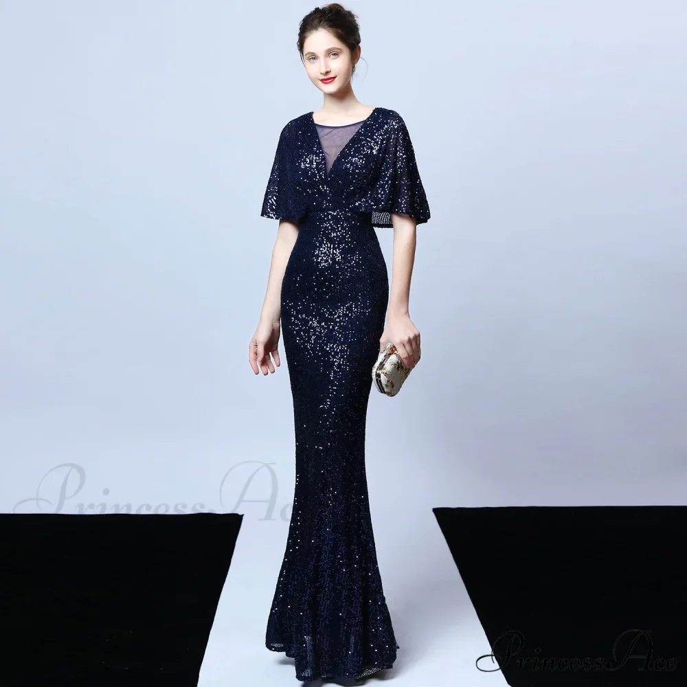 Charlotte Formal Stylish Sequin Mermaid Dress - Image 17