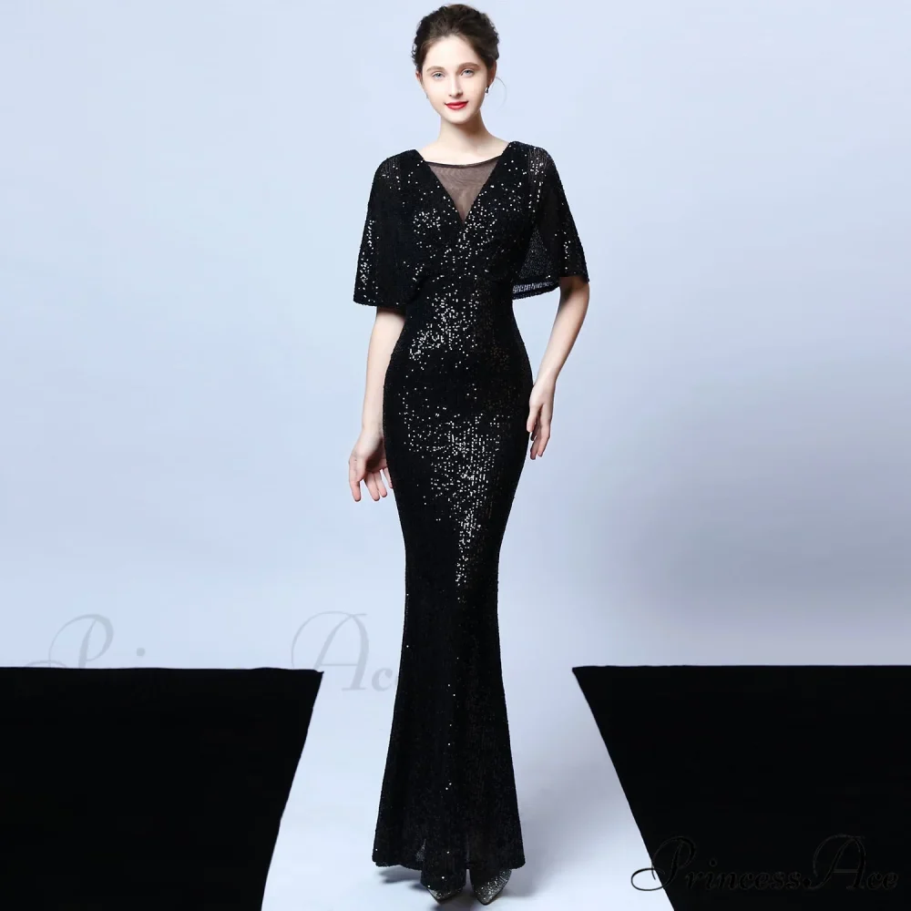 Charlotte Formal Stylish Sequin Mermaid Dress - Image 4