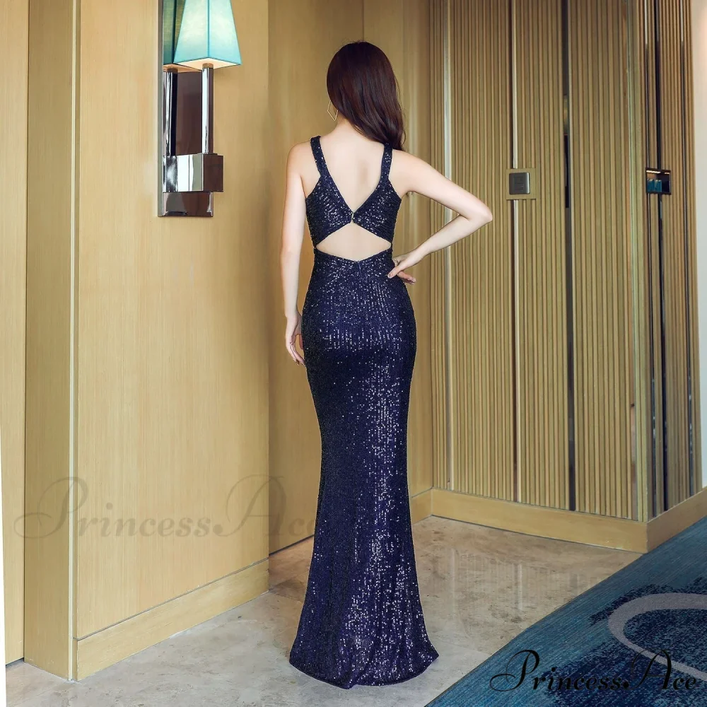 Chloe Formal Collar Charming Slim-Fit Mermaid Dress - Image 17