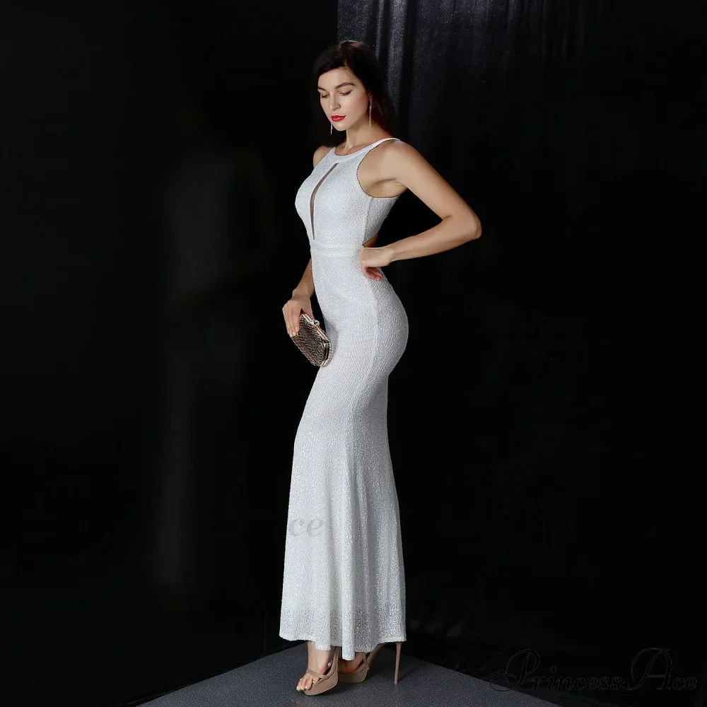 Chloe Formal Collar Charming Slim-Fit Mermaid Dress - Image 3