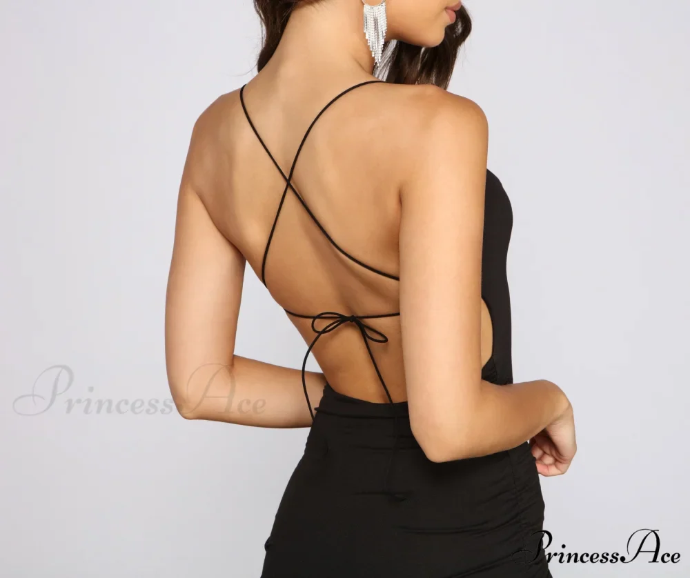 Simply Sultry Stylish Sleeveless Mini Dress - Image 4