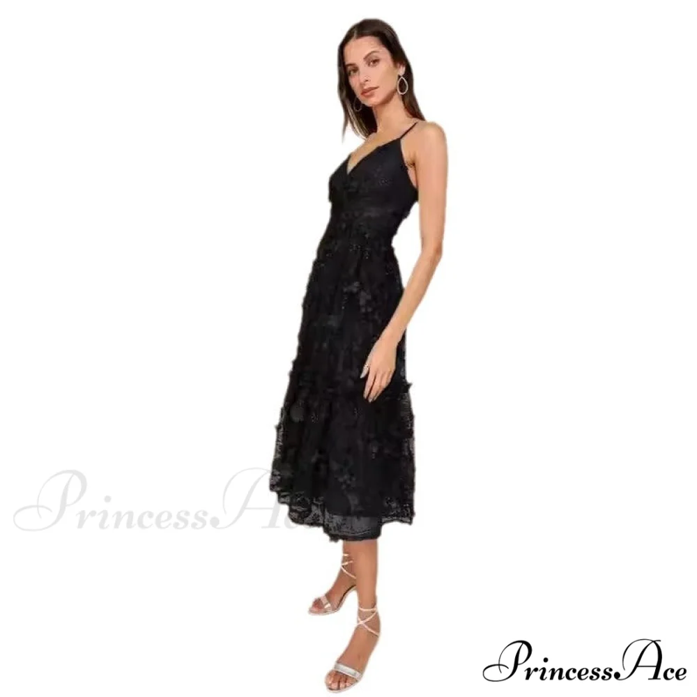 Sequin Elegant Midi Dress - Image 4