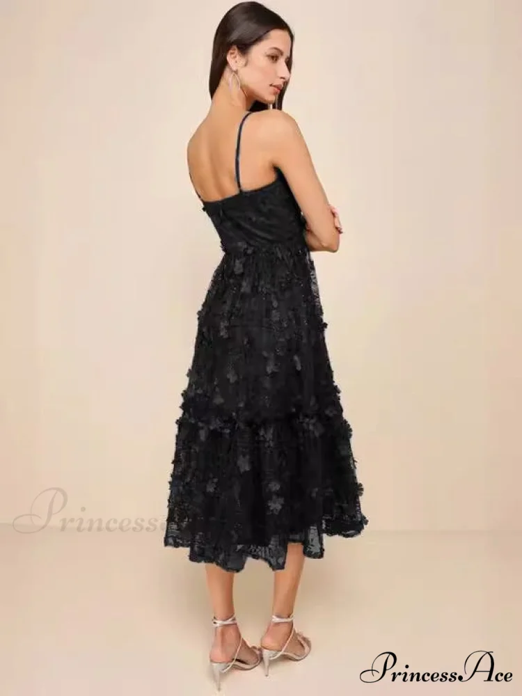 Sequin Elegant Midi Dress - Image 5